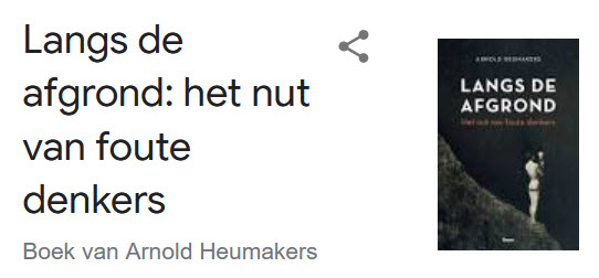 Langs de afgrond.